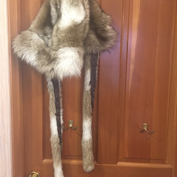 🎉 host pick Laundry by Shelli Segal medium brown jacket removeable fur and hood - Picture 9 of 10